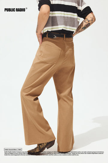 PUBLIC RADIO | Brown Flared Pants - Image 1