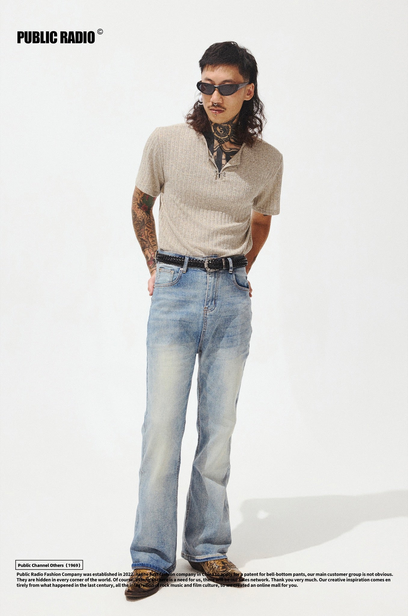 PUBLIC RADIO | Light Wash Jeans - Image 2
