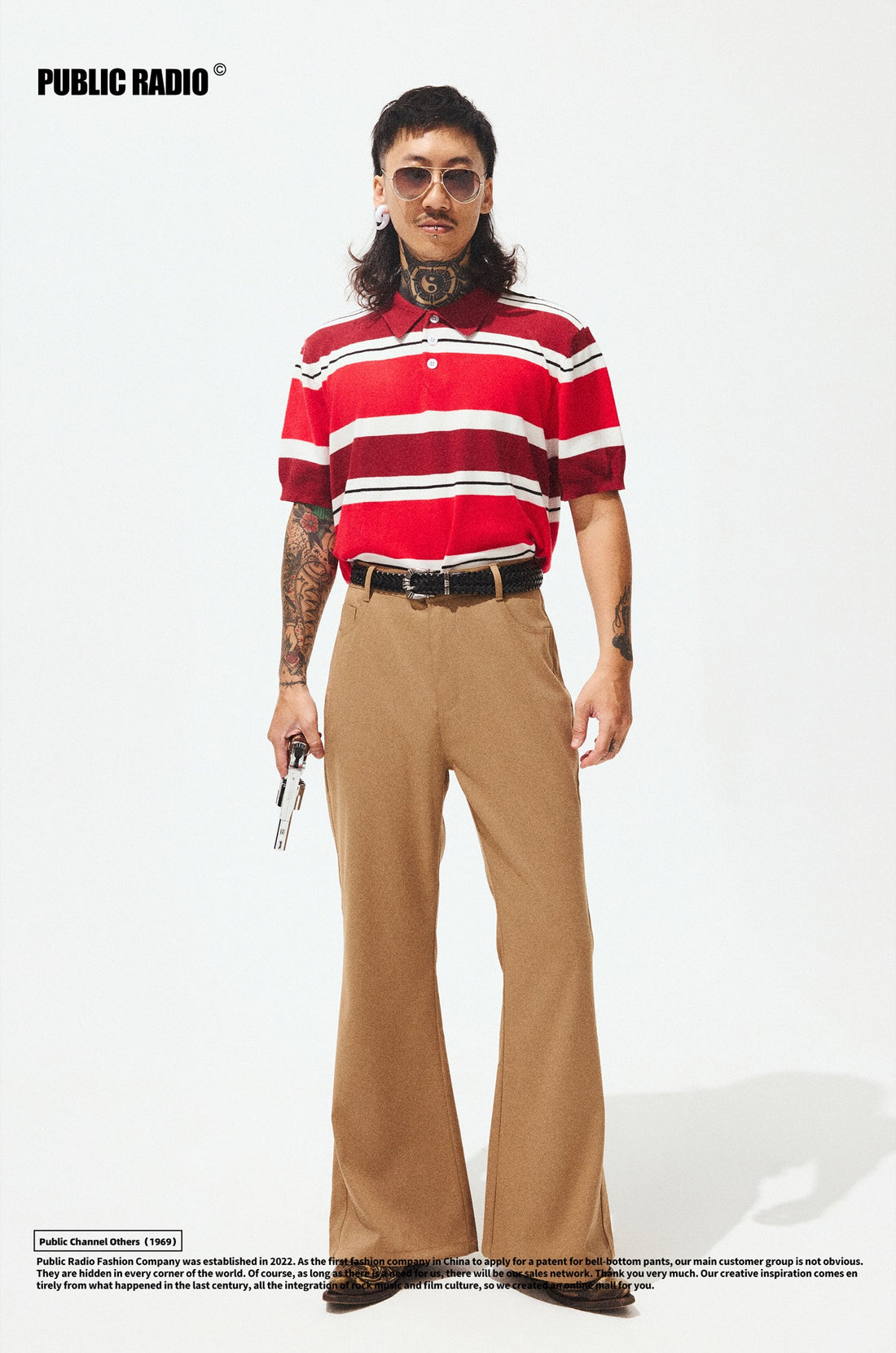 PUBLIC RADIO | Brown Flared Pants - Image 1