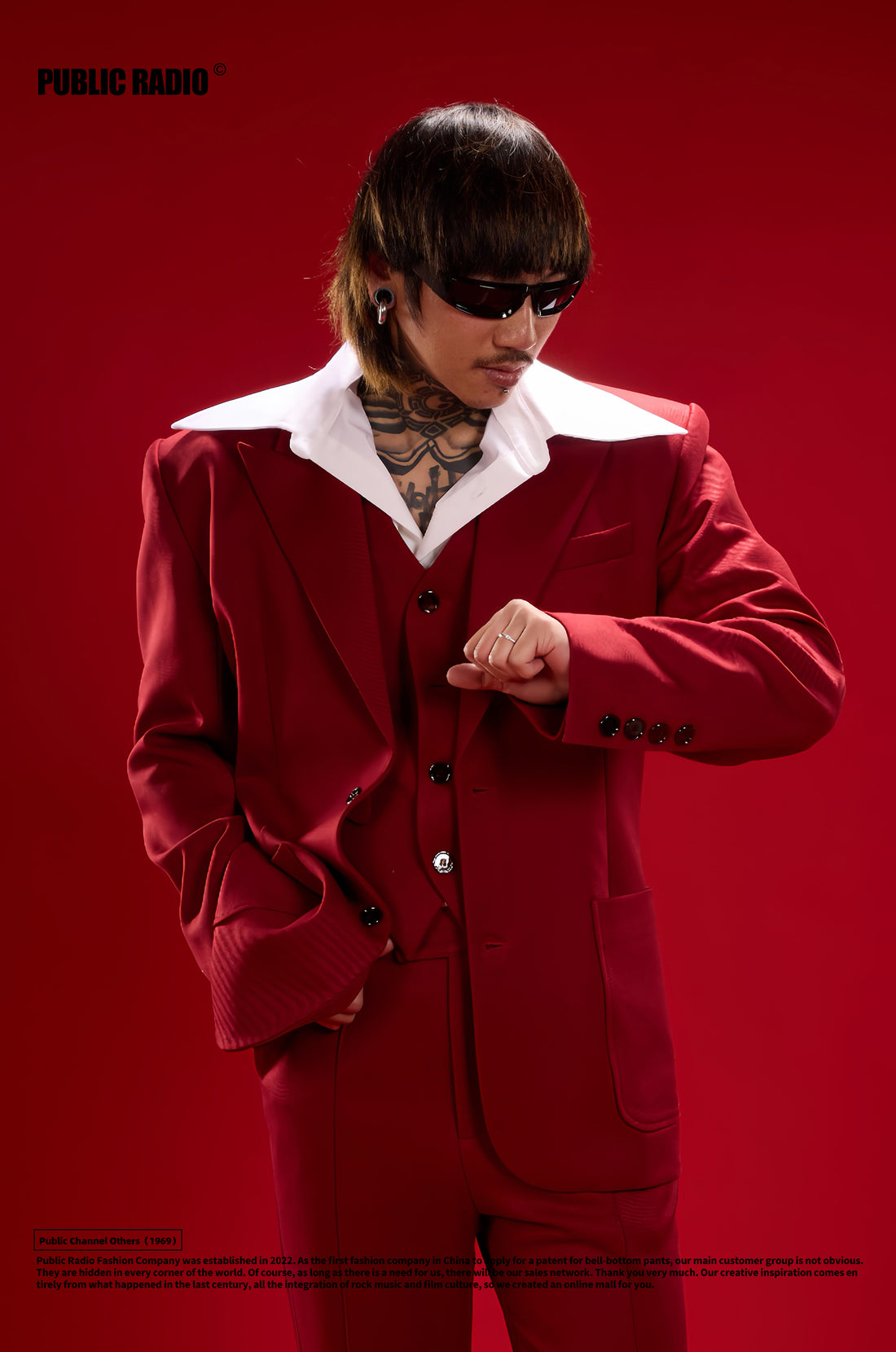 PUBLIC RADIO | American Vintage Western Classic Suit Jacket Australian Imported Cashmere