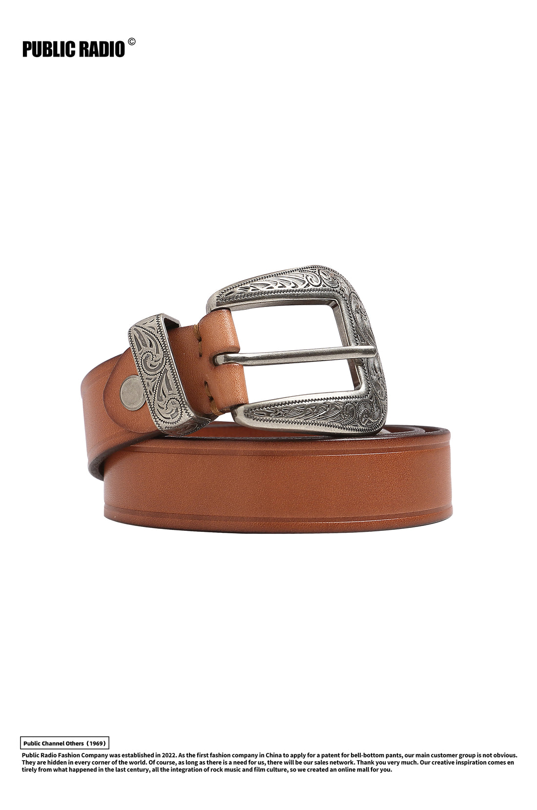 PUBLIC RADAIO｜MEXICANS Wild West Series Top Grain Leather Belts for Men and Women