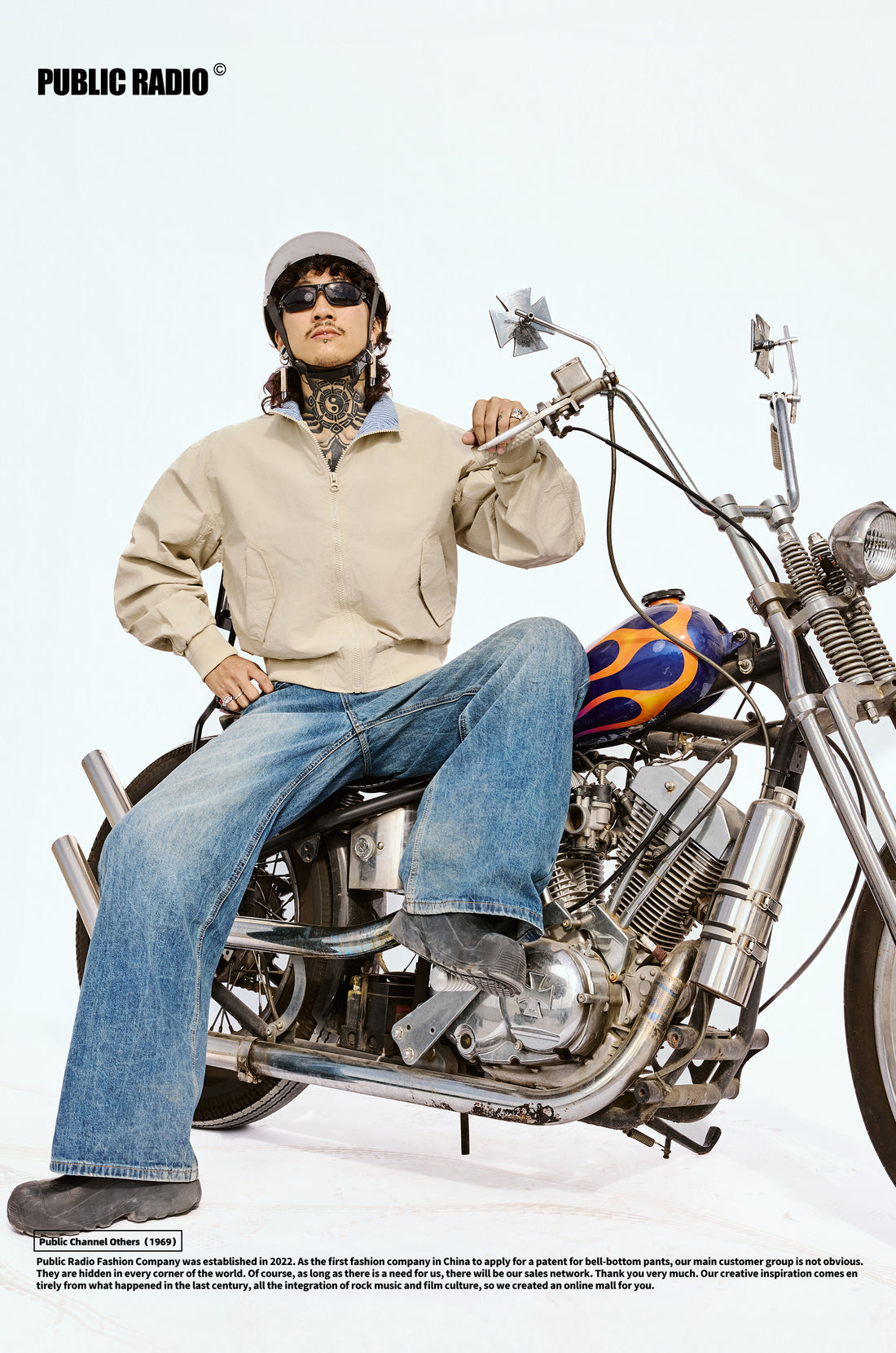 PUBLIC RADIO｜Tokyo Fashion Chopper Motorcycle Jacket/Riding Jacket