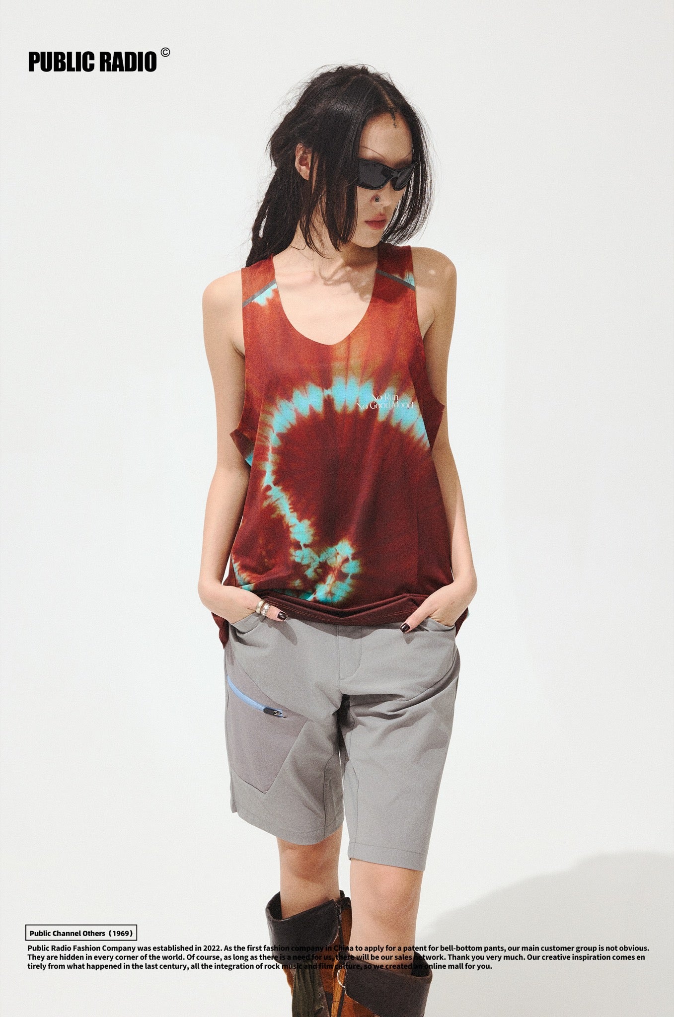 PUBLIC RADIO | Tie-Dye Vest - Image 3