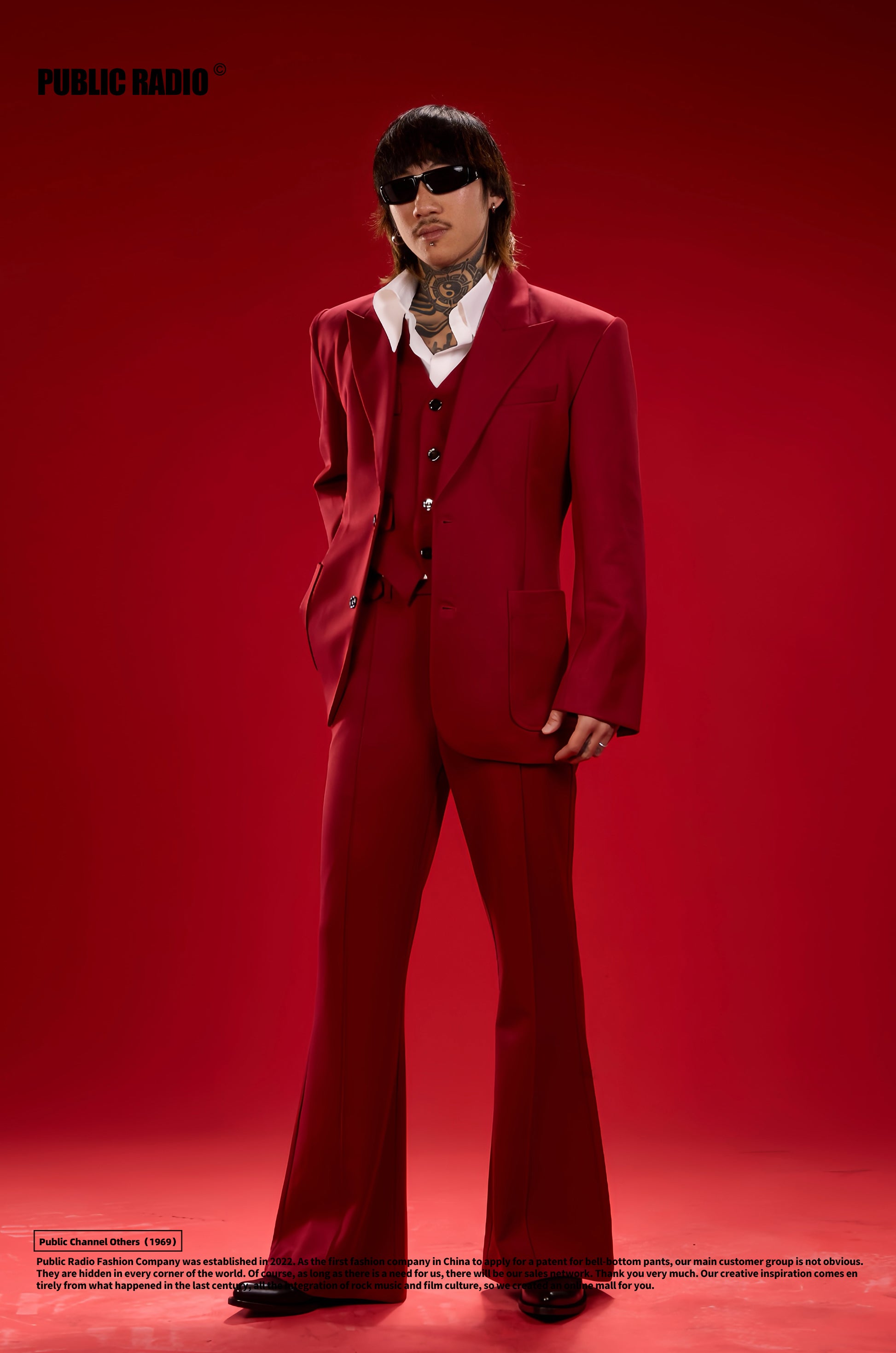PUBLIC RADIO | American Vintage Western Classic Suit Jacket Australian Imported Cashmere