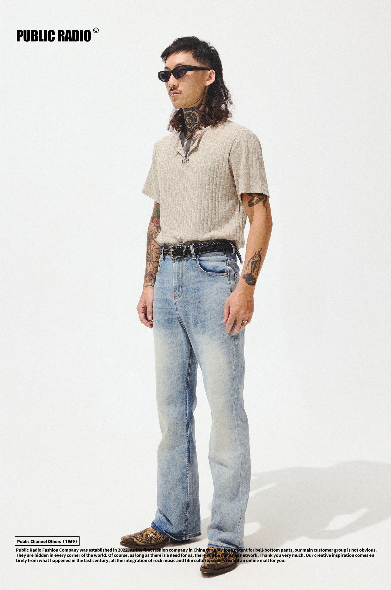 PUBLIC RADIO | Light Wash Jeans - Image 3