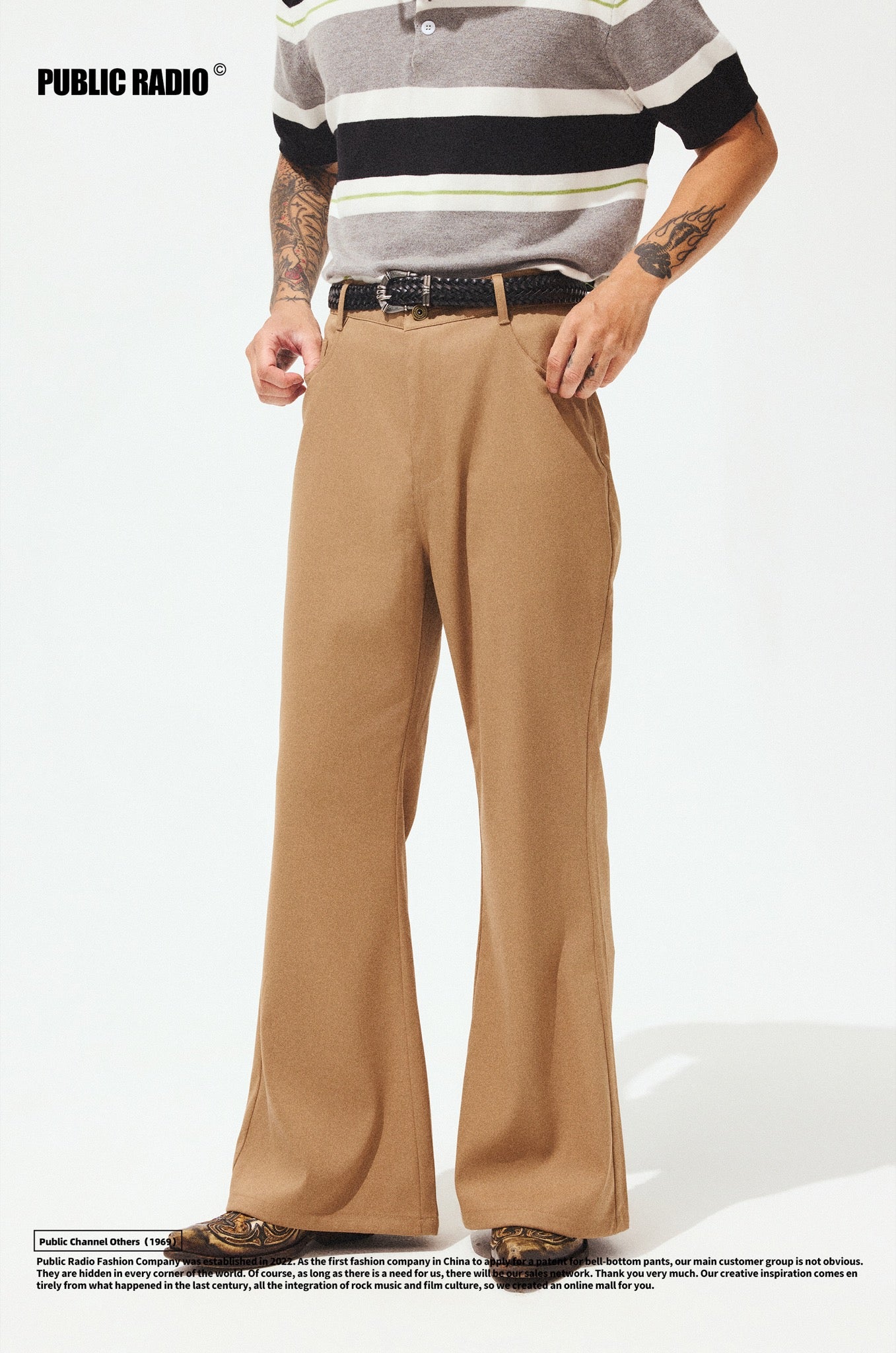 PUBLIC RADIO | Brown Flared Pants - Image 5