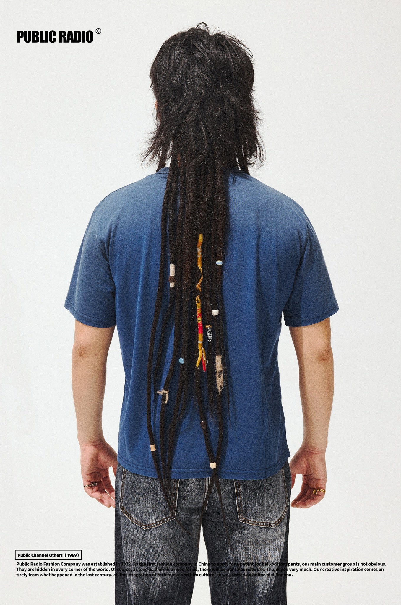 PUBLIC RADIO | Blue Graphic Rock T-Shirt - Image 5