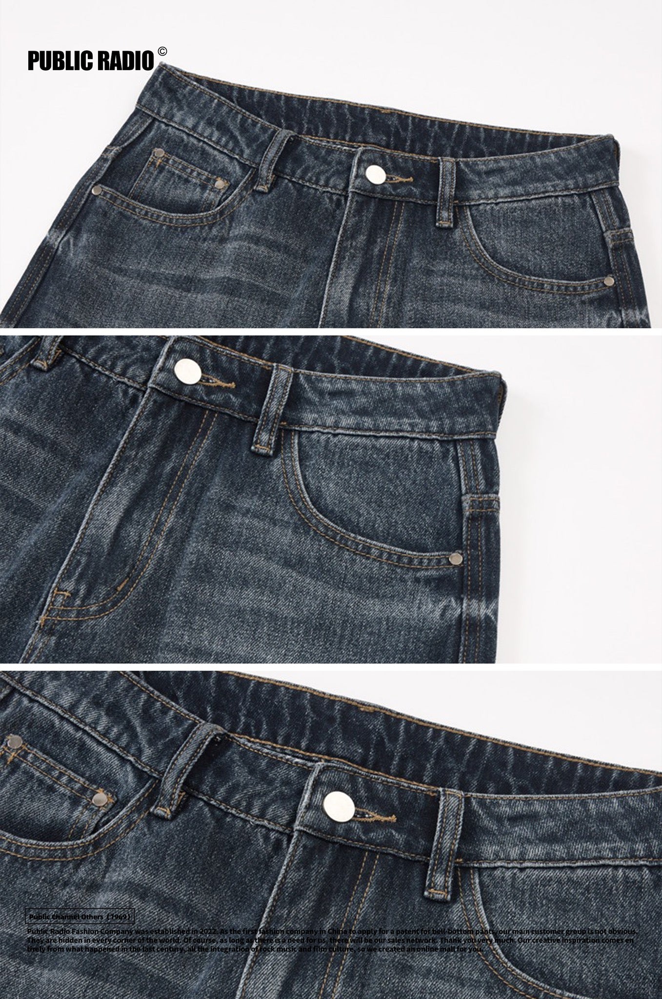 PUBLIC RADIO | Black Washed Faded Jeans - Image 6