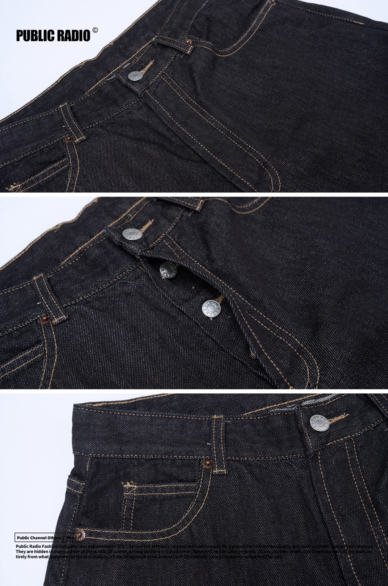 PUBLIC RADIO | Black Denim Jeans - Image 6