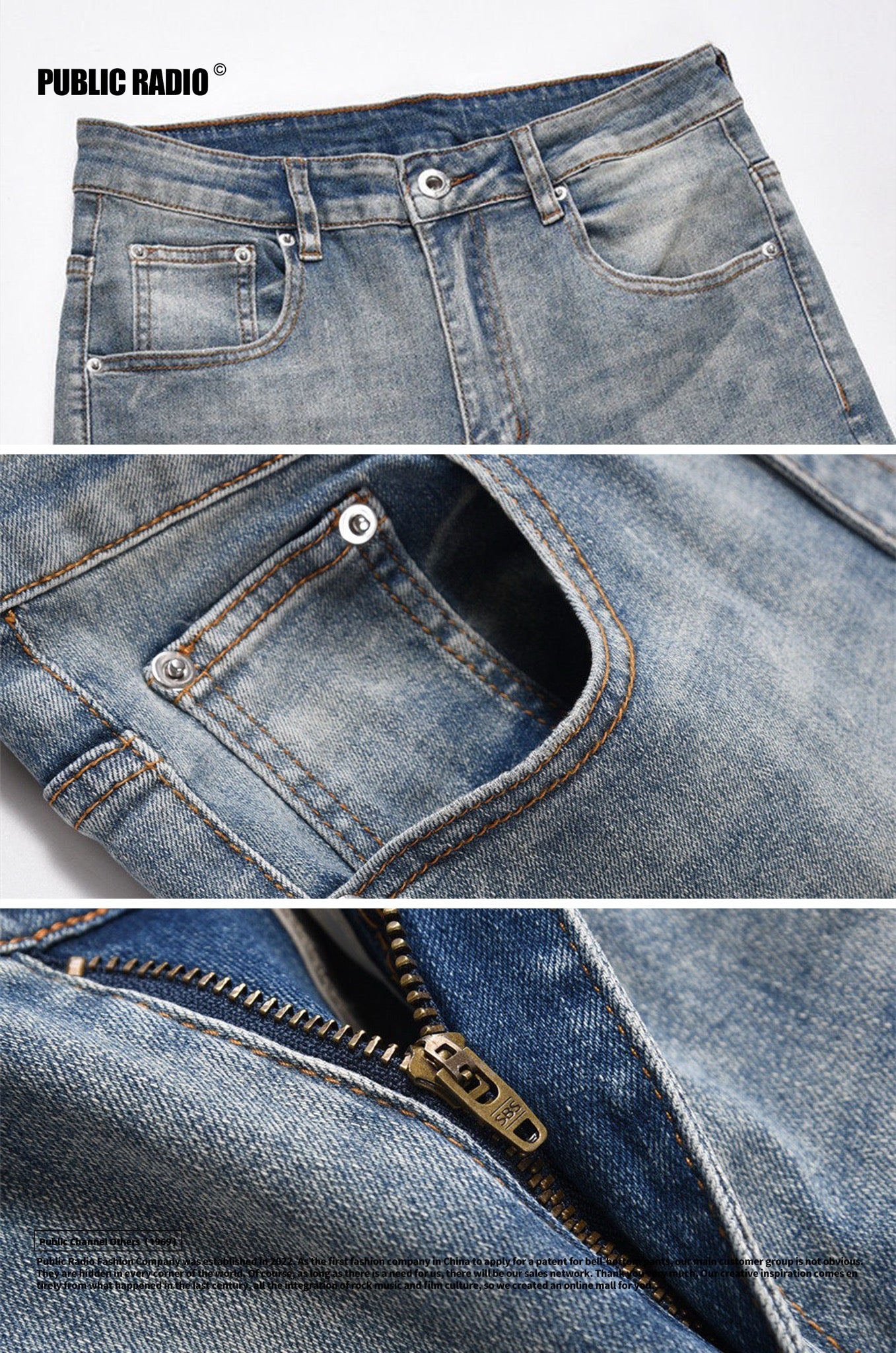 PUBLIC RADIO | Light Wash Jeans - Image 6