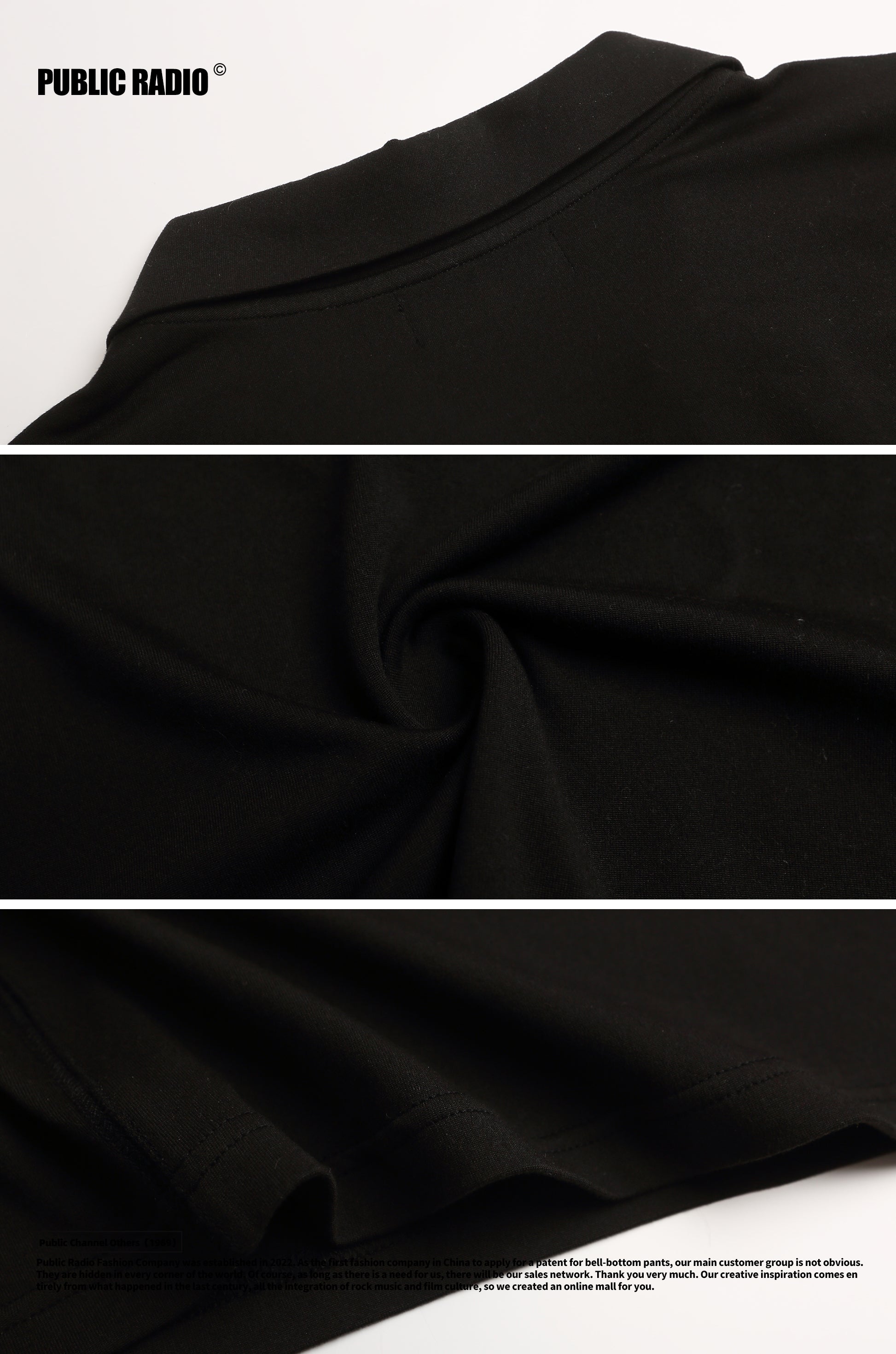 PUBLIC RADIO | 90S TOKOYMAN POLO Neck Slim Fit Vest American Vintage Vest