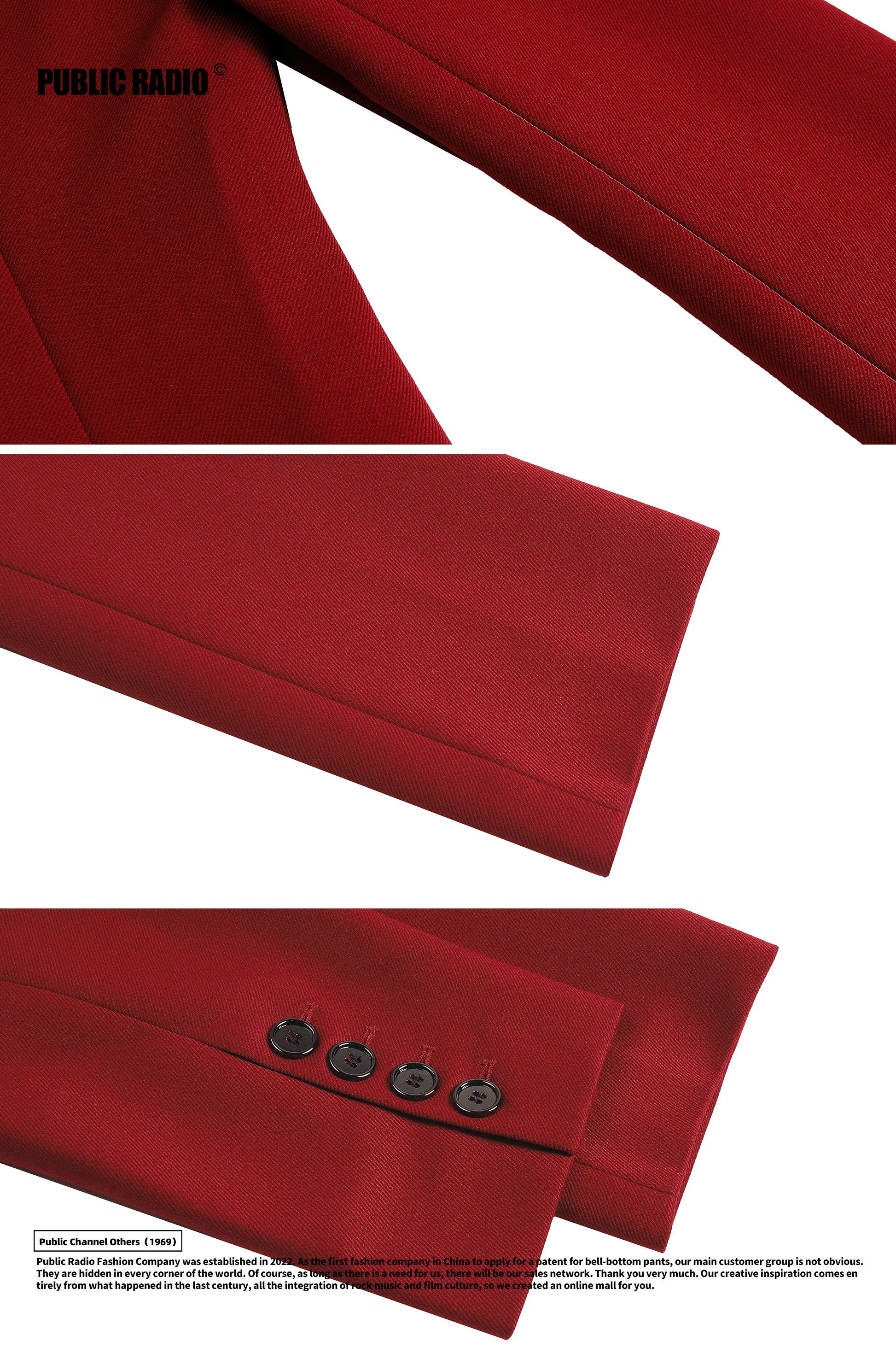 PUBLIC RADIO | American Vintage Western Classic Suit Jacket Australian Imported Cashmere