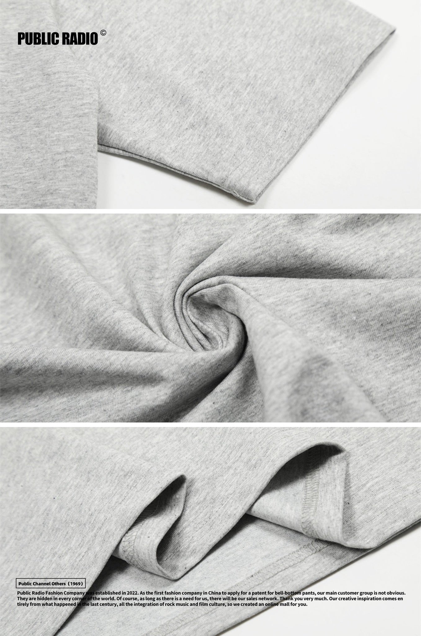PUBLIC RADIO | Grey Vintage Rock Graphic T-Shirt - Image 7