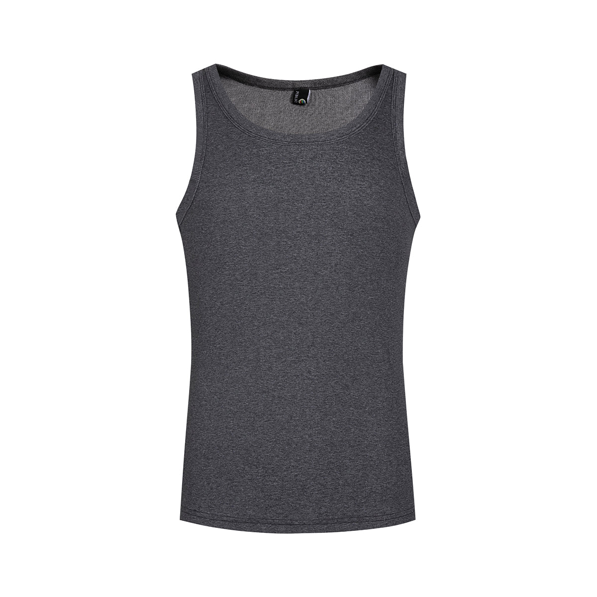 PUBLIC RADIO | American Vintage Slim Fit Pure Cotton Fiber Ribbed Undershirt Vest Base Layer