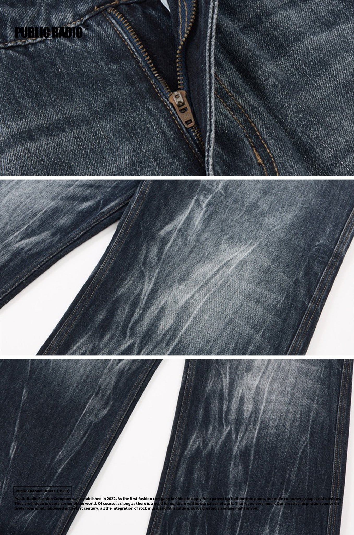 PUBLIC RADIO | Black Washed Faded Jeans - Image 8