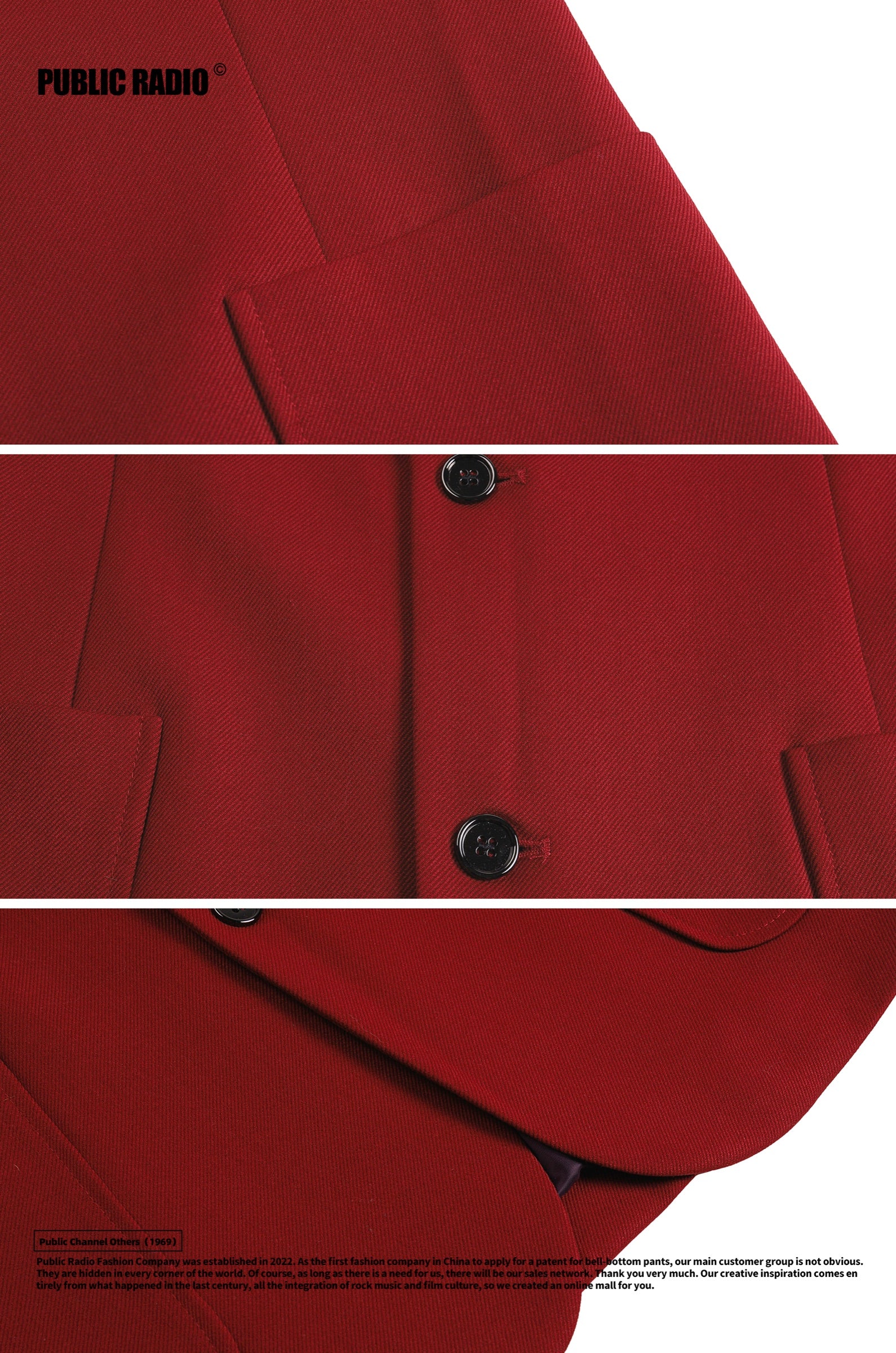 PUBLIC RADIO | American Vintage Western Classic Suit Jacket Australian Imported Cashmere