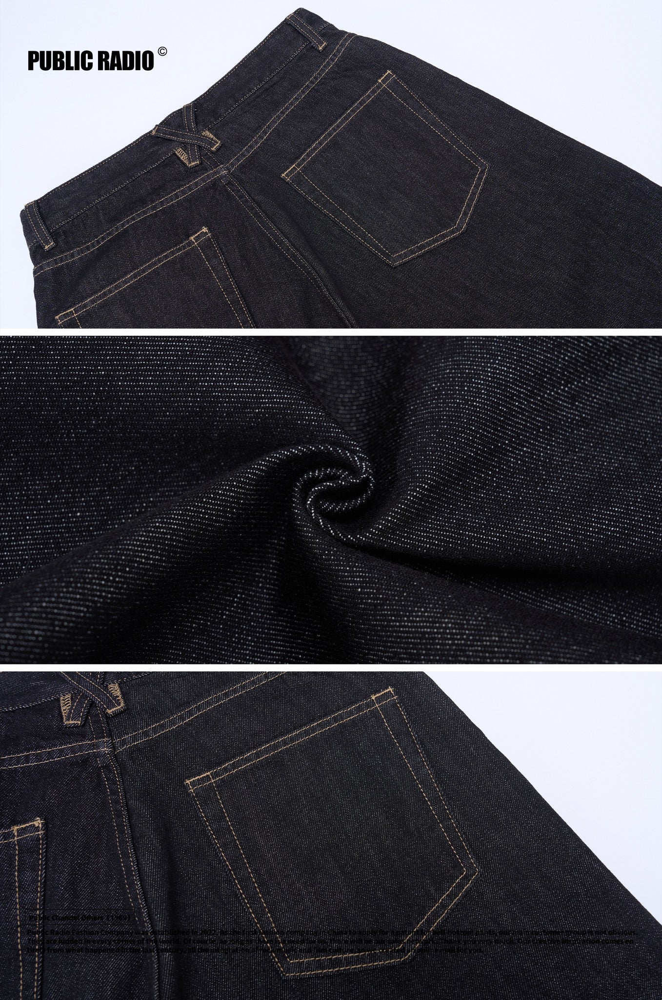 PUBLIC RADIO | Black Denim Jeans - Image 8