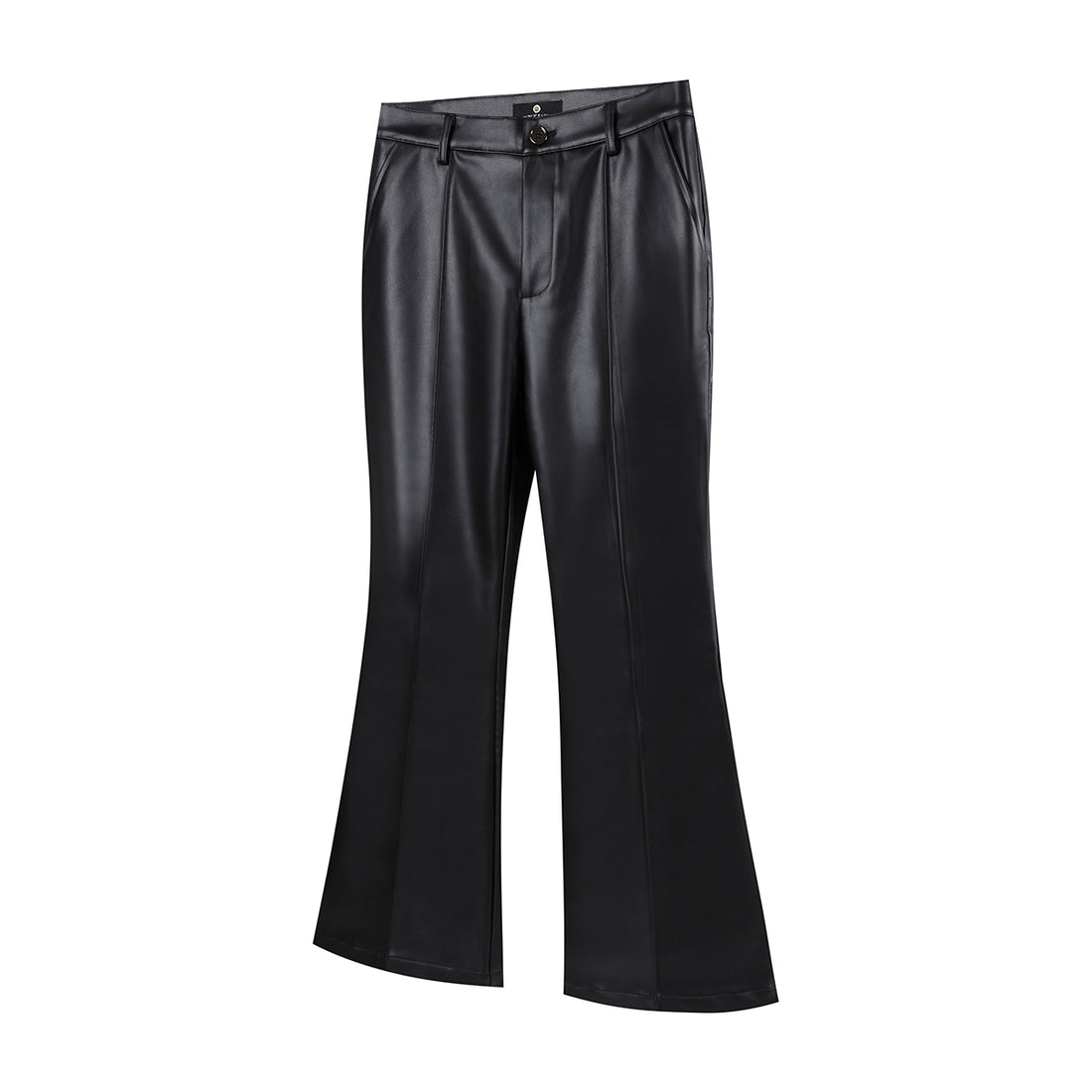 PUBLIC RADIO | Harajuku Japan Millennial Heavyweight Genuine Leather Vintage High-Waist Flared Pants