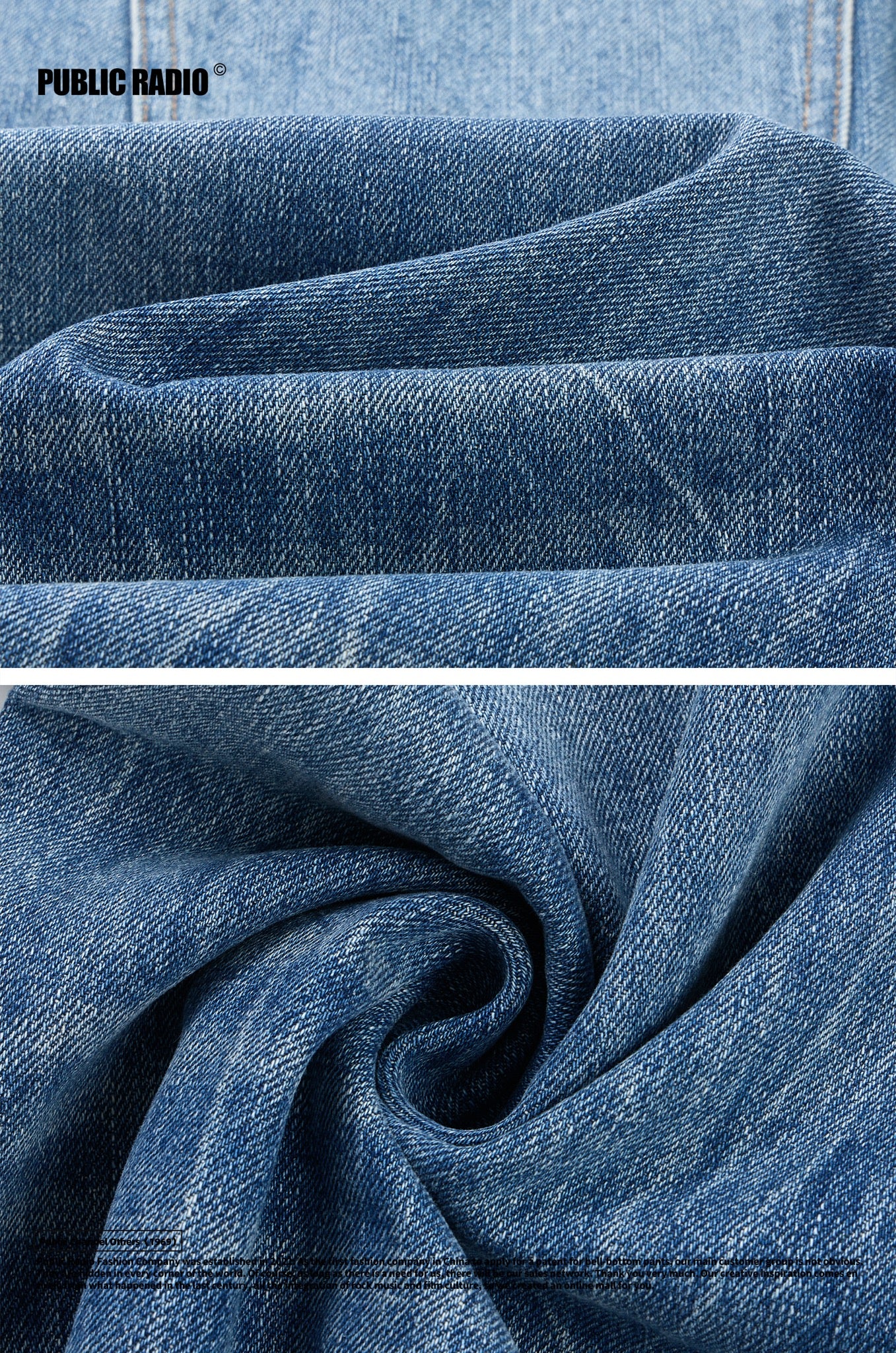 PUBLIC RADIO | Light Blue Washed Ripped Jeans - Image 9
