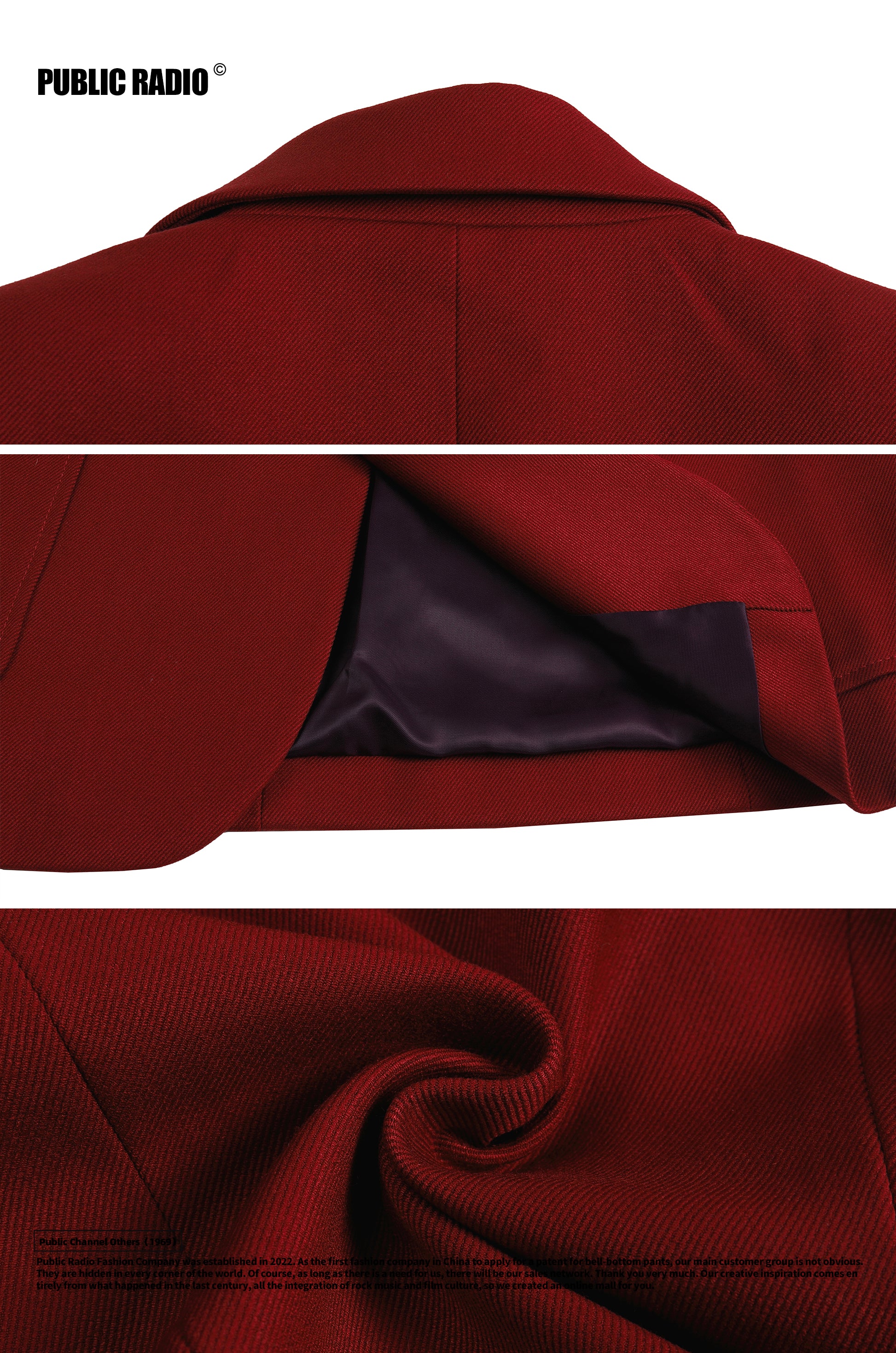 PUBLIC RADIO | American Vintage Western Classic Suit Jacket Australian Imported Cashmere