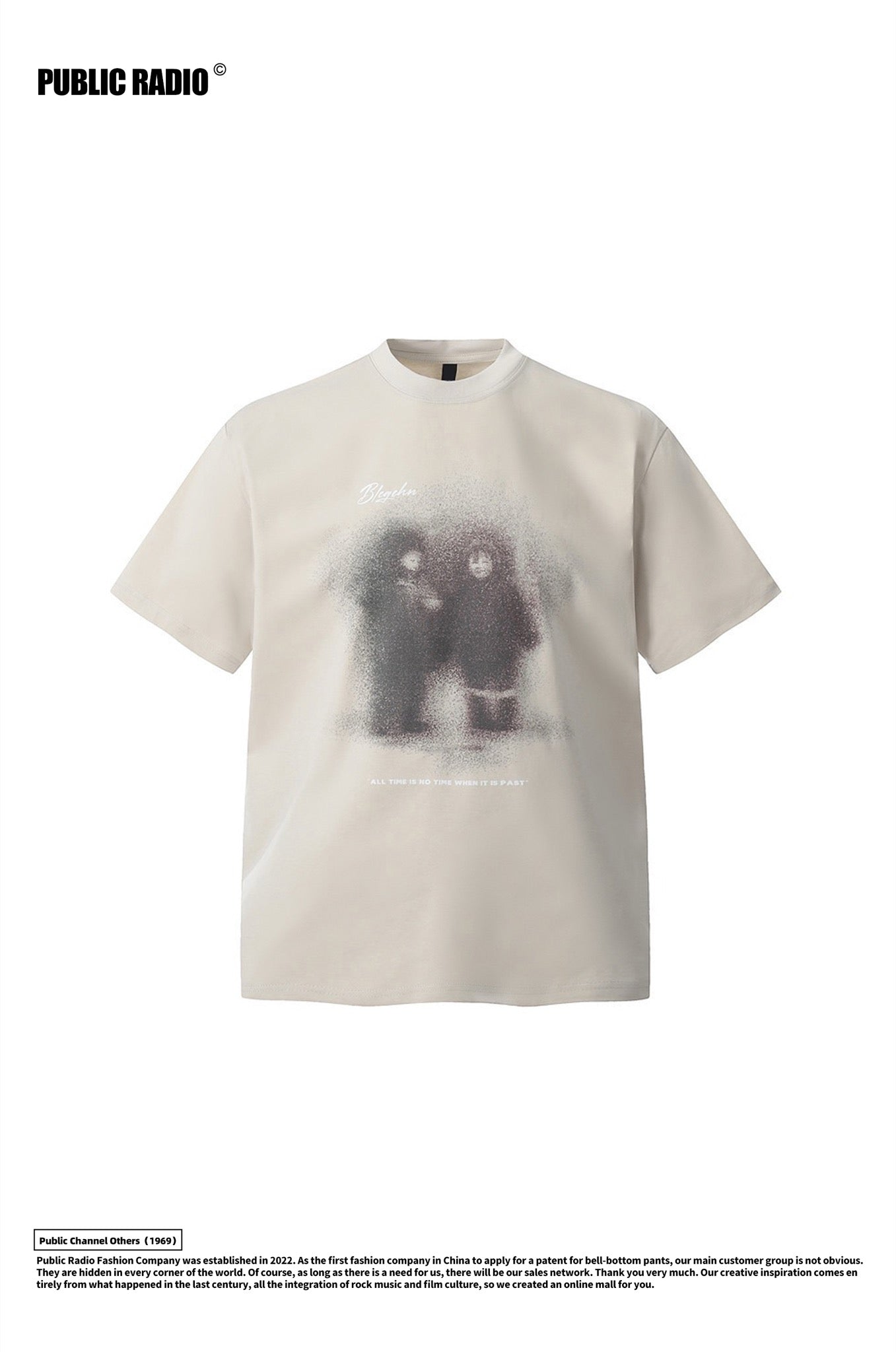 PUBLIC RADIO | Grey Vintage Rock Graphic T-Shirt - Image 9