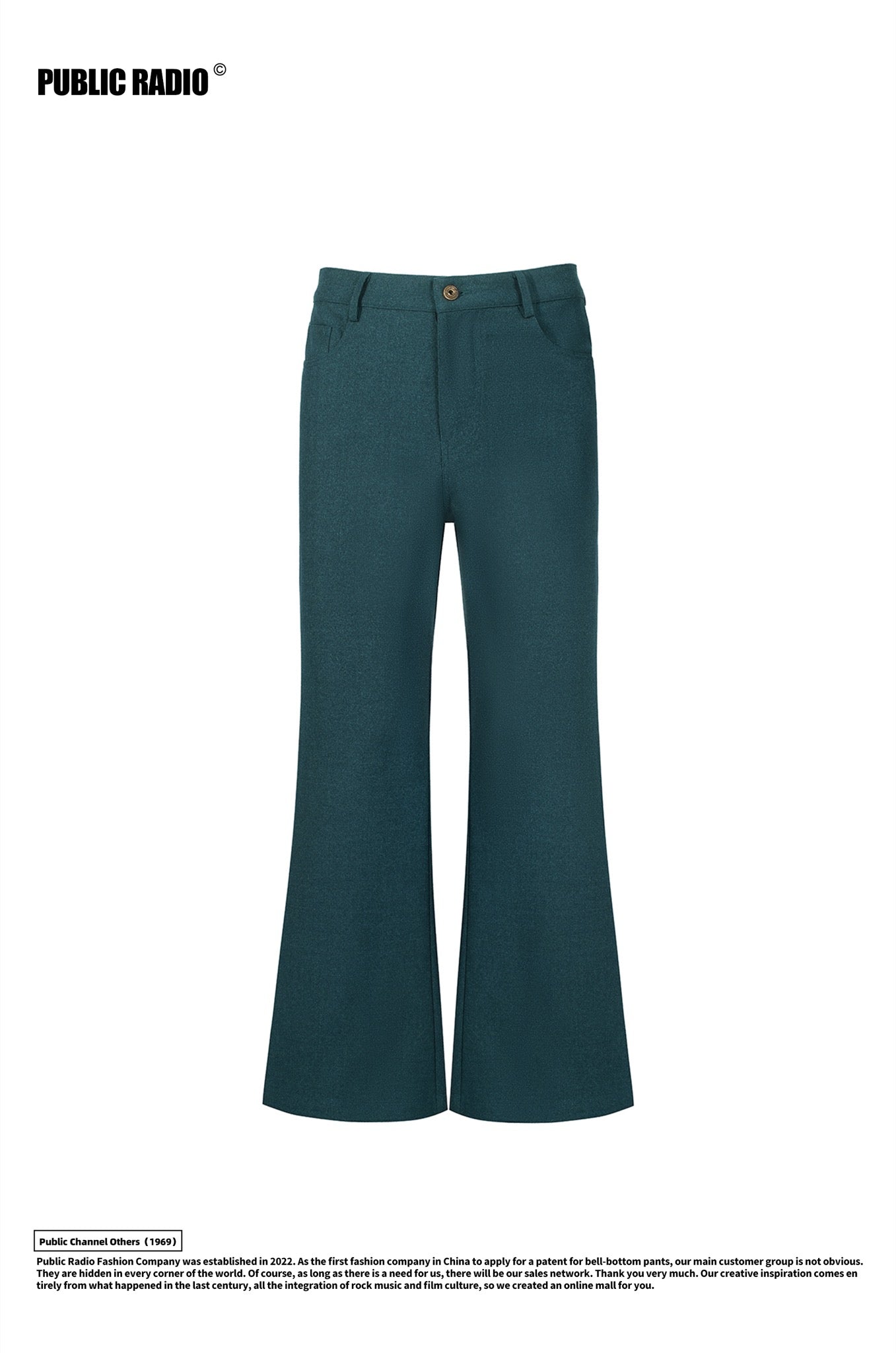 PUBLIC RADIO | Green Flared Pants - Image 8