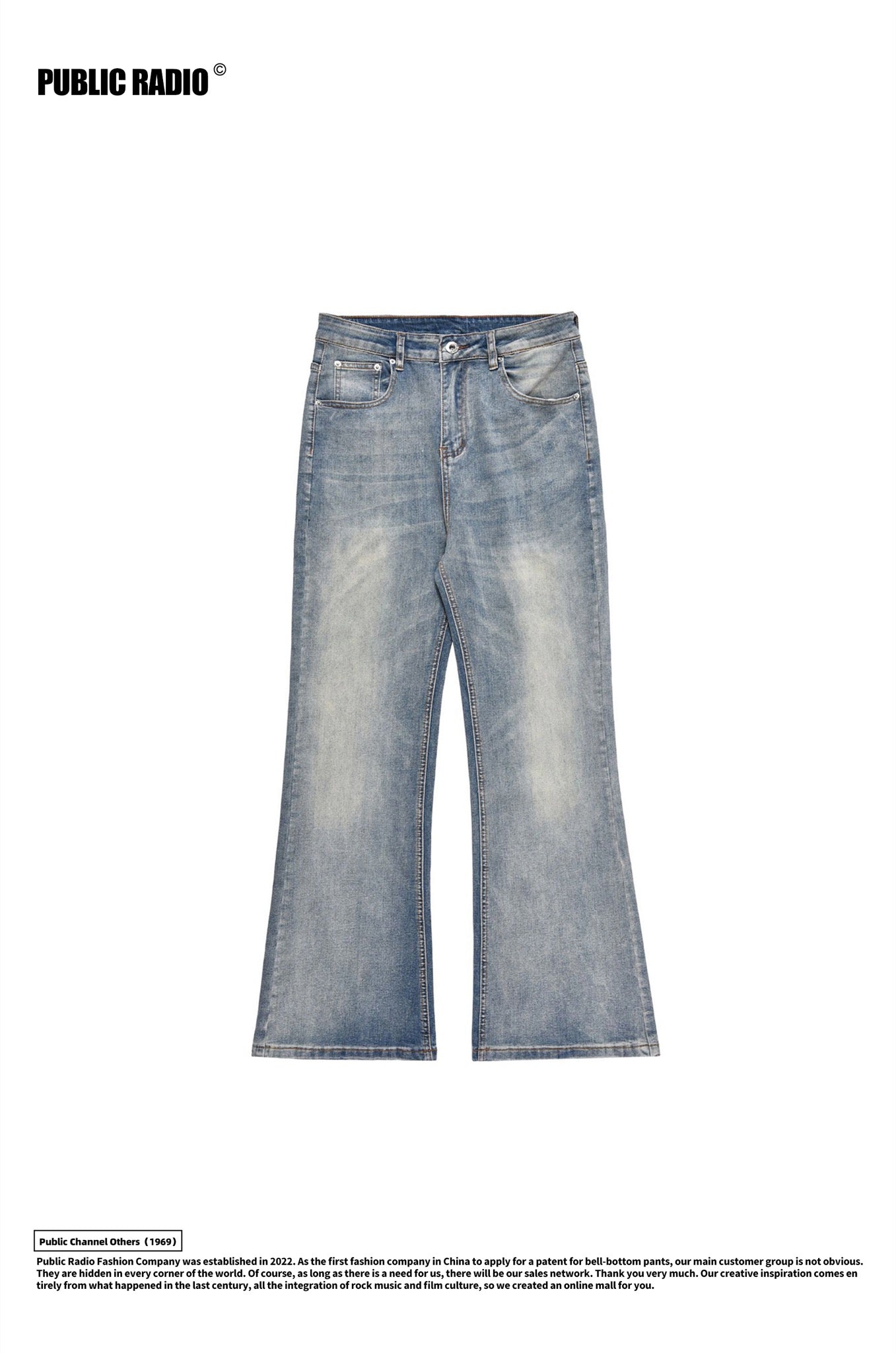 PUBLIC RADIO | Light Wash Jeans - Image 9