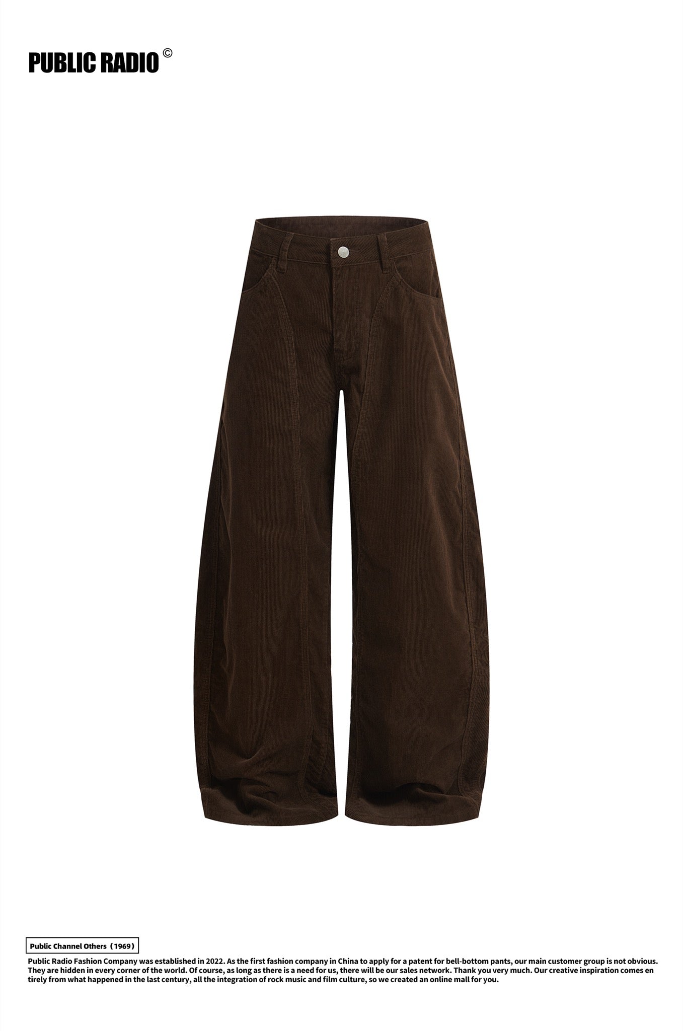 PUBLIC RADIO | Green Striped Corduroy Wide-Leg Pants - Image 11